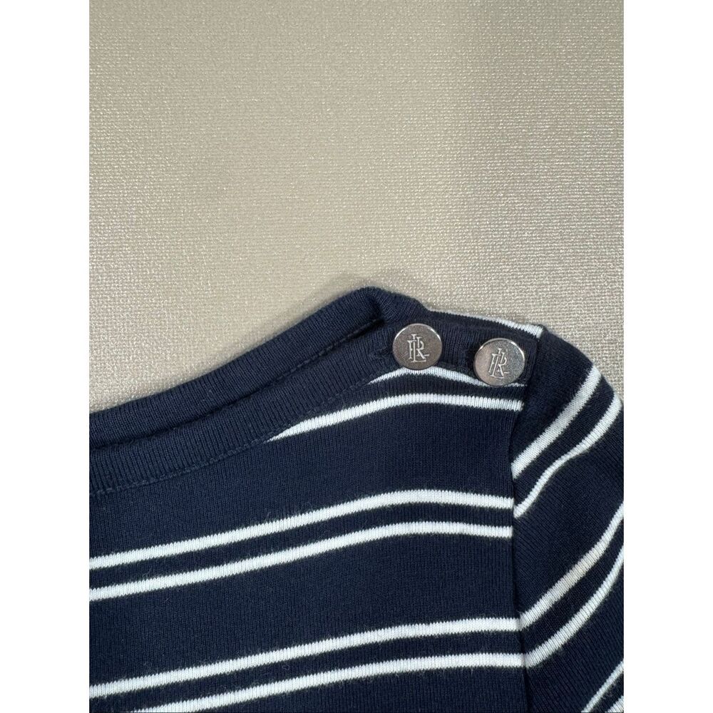 Lauren Ralph Lauren Stripe Tee Shirt Dress - Picture 3 of 9